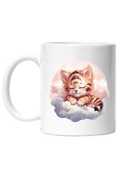 StoryGift Romania Cana cu un pui de tigru care doarme | ilustratie | norisor ...