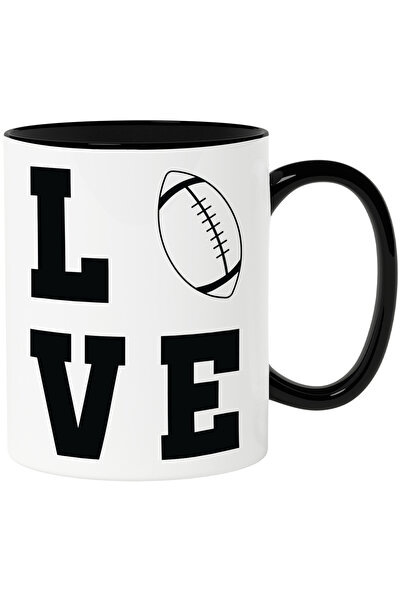 StoryGift Romania Cana cu o minge de fotbal american pentru iubitorii acestui...