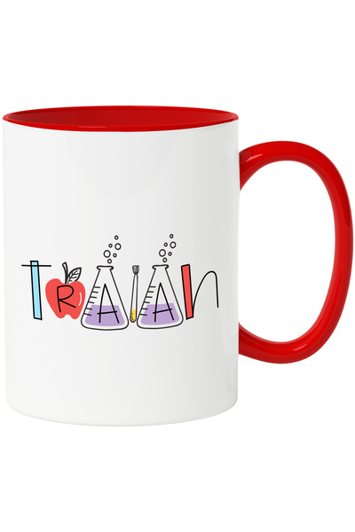 StoryGift Romania Mug With The Name Traian, And Funny Message, Curious, Socia...