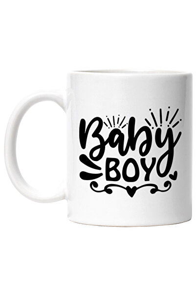 StoryGift Romania Cana cu inimioare si textul "Baby boy" - baietel copilarie ...