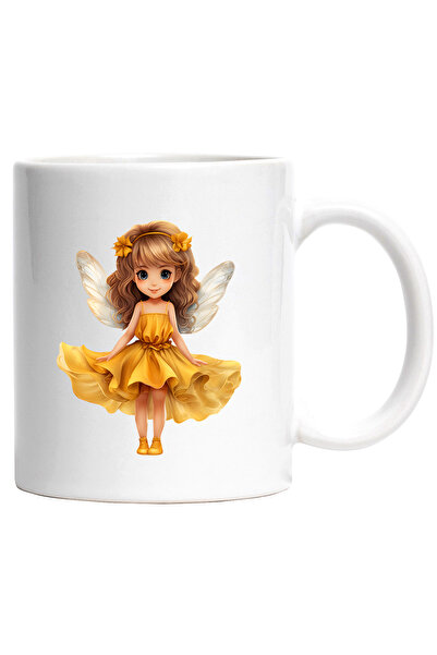 StoryGift Romania Cana cu o fetita dragalasa cu aripi de fluture | zana | roc...
