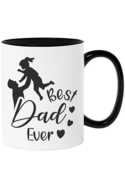 StoryGift Romania Cana cu Mesajul in Engleza Best Dad's Ever, Inimioare, Tata...