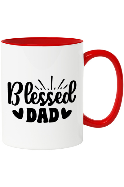 StoryGift Romania Cana cu inimioare pentru un tata binecuvantat - familie bun...