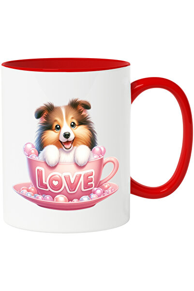 StoryGift Romania Cana cu un catel care sta intr-o ceasca | ilustratie | mesa...