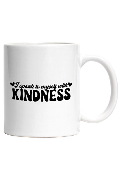 StoryGift Romania Cana cu inimioare si textul "Mie insumi imi vorbesc cu buna...