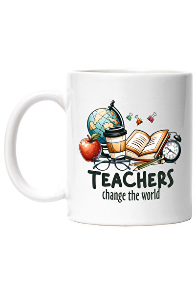 StoryGift Romania Cana cu mesajul "Teachers change the world", invatatorii sc...