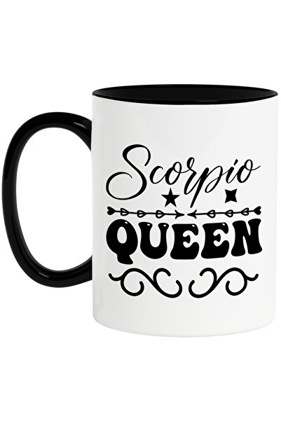 StoryGift Romania Cana cu zodia Scorpion, ilustratie, zodie, astrologie, simb...