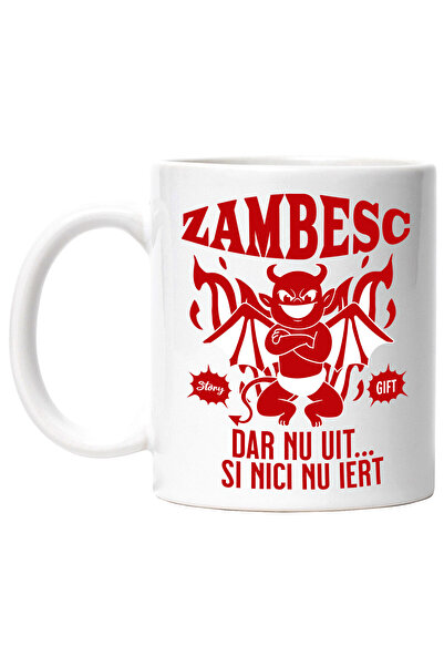 StoryGift Romania Cana cu Dracusor Diavol Zambitor Text Zambesc Dar Nu Uit Si...
