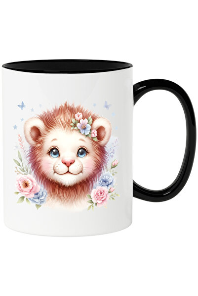 StoryGift Romania Cana cu un pui de leu | ilustratie | floricele | veselie | ...