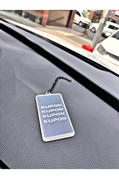 Kızıl Gök KUPON Yazılı Pleksi Dikiz Ayna Süsü