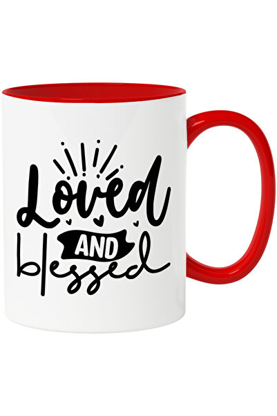 StoryGift Romania Cana cu textul "Loved and blessed" - iubita si binecuvantat...