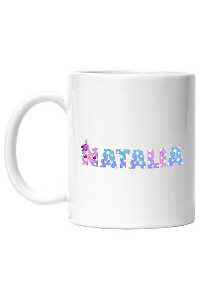 StoryGift Romania Cana Cu Numele Natalia, Unicorn, Printesa, Fairytale, Dragu...