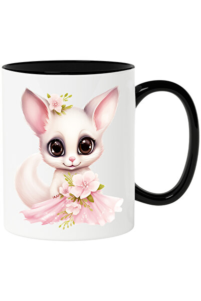 StoryGift Romania Cana cu un animalut vesel | ilustratie | flori | jucaus | o...