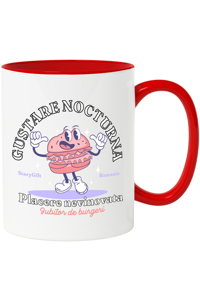 StoryGift Romania Cana Burger zambitor iubitor de mancare placere nevinovata,...