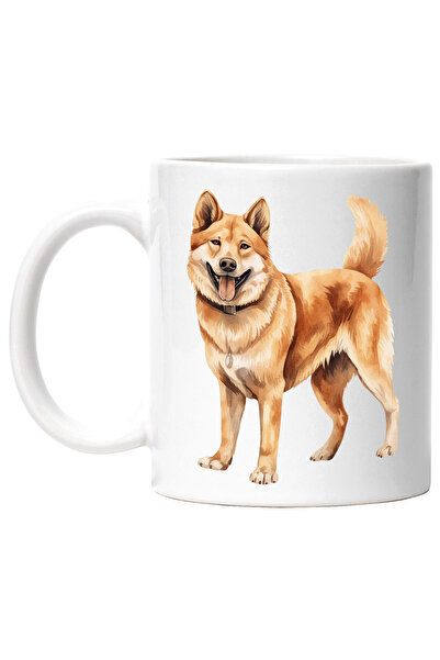 StoryGift Romania Cana cu un catel blanos cu limba scoasa | ilustratie | juca...