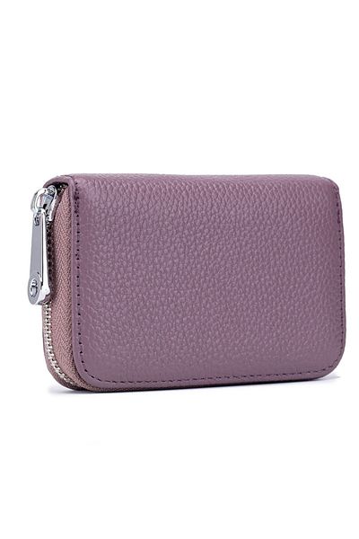 OEM Women's wallet, Vienod, RFID, Genuine leather, Purple