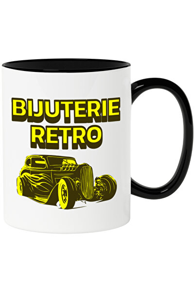 StoryGift Romania Cana bijuterie retro masina clasica vintige istorie , 330ml...