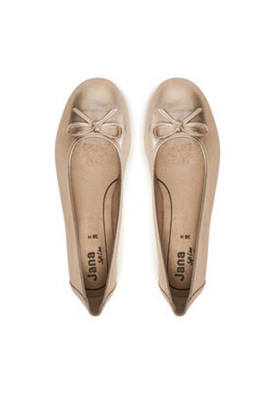 Jana women's ballerinas 8-22163-41 954 gold-coloured