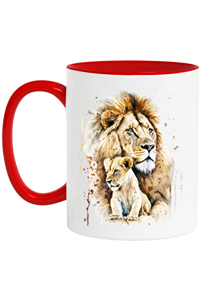 StoryGift Romania Cana cu un leu si cu puiul sau | afectiune | ilustratie | i...