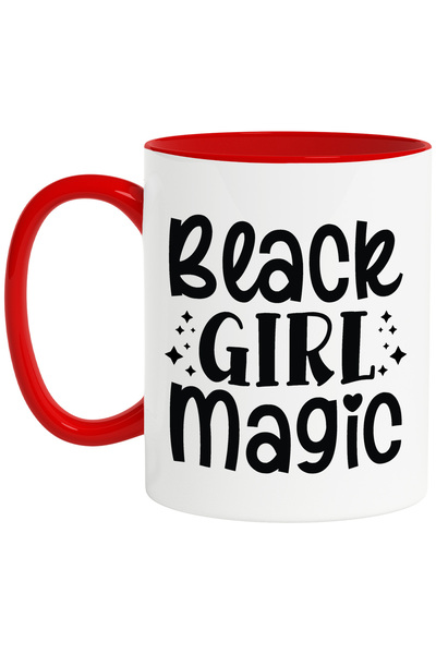 StoryGift Romania Cana pentru o fata de culoare cu textul "Black girl magic" ...