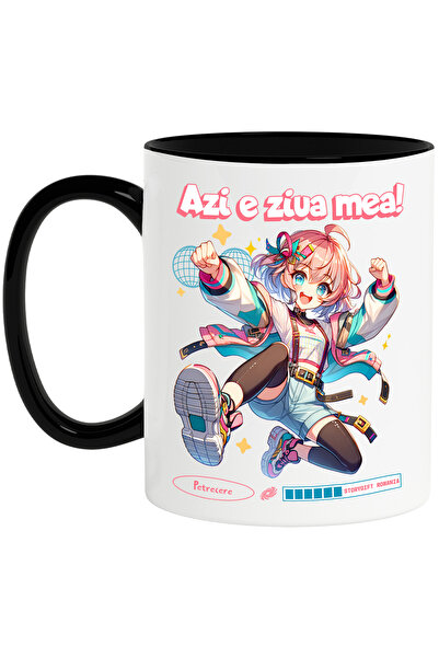 StoryGift Romania Cana Fata stil anime vesela text Azi e ziua mea! Aniversare...