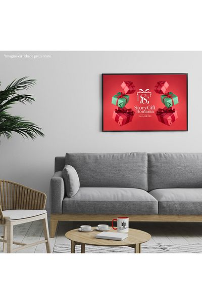 StoryGift Romania Cana Cu Numele Iulian, Cu Mesaj Motivational, Creativ, Energic, Curios, Destept,, Cu Maner Rosu