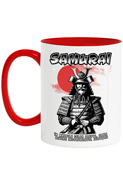 StoryGift Romania Cana Barbat Samurai. În mainile celor drepti, 330ml, Cerami...