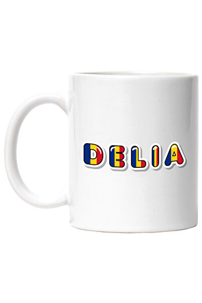 StoryGift Romania Cana Cu Numele Delia, Romania, Suporter, Steagul Romaniei, ...