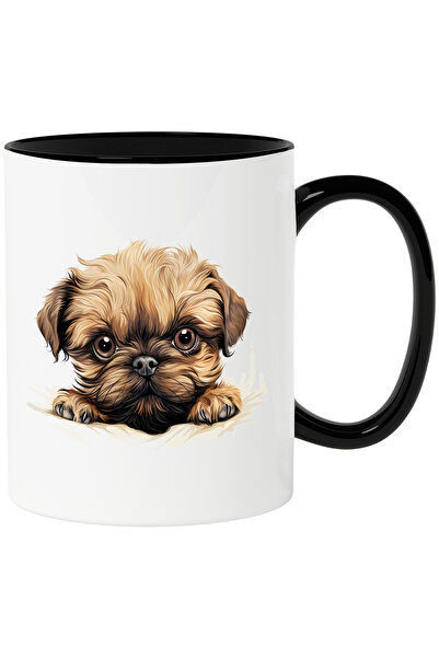 StoryGift Romania Cana cu un catelus blanos | ilustratie | maro | surprins | ...