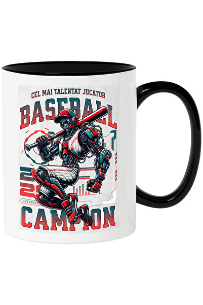StoryGift Romania Cana Jucator Robot de Baseball - Campion, Talentat, 330ml, ...