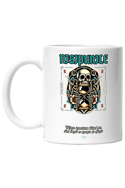 StoryGift Romania Cana Nisipurile Timpului cap craniu clepsidra timp, 330ml, ...