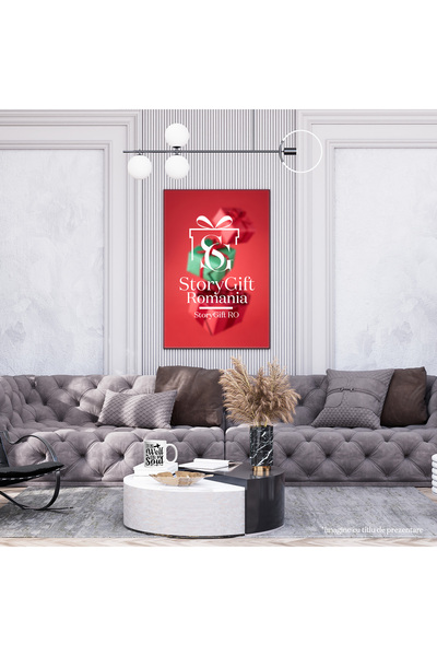 StoryGift Romania Cana cu textul in engleza "It is well with my soul" - impacat cu sufletul cu Man, Cu Maner Alb