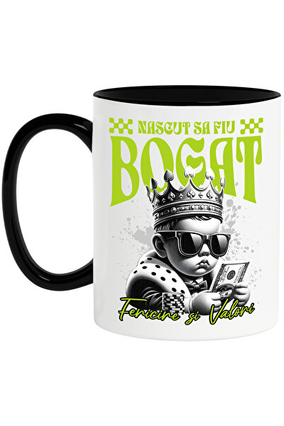 StoryGift Romania Cana Nascut sa fiu Bogat - Copil cu Dolari Americani, 330ml...