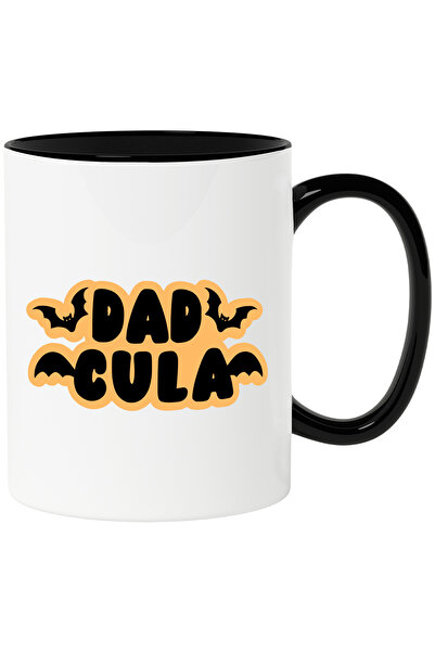 StoryGift Romania Cana Cu Text Dadcula, Halloween, Dracula, Vampir, Liliac,,C...