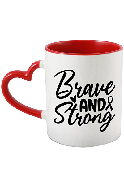 StoryGift Romania Cana cu inimioara pentru cei curajosi si puternici cu Maner...