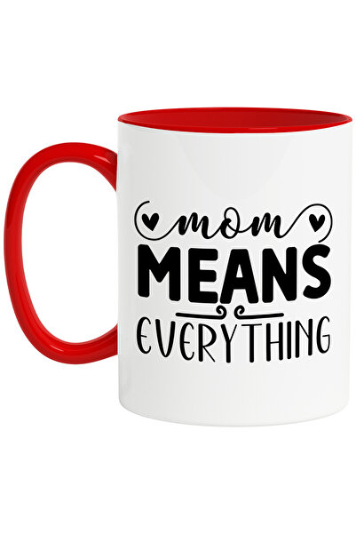 StoryGift Romania Cana cu inimioare pentru mamele iubite cu mesajul "Mom mean...
