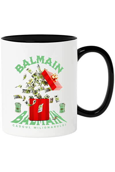 StoryGift Romania _Balmain_ Mug - Millionaire's Gift, 330ml, Ceramic with Bla...