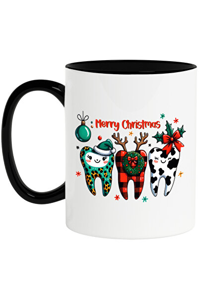 StoryGift Romania Cana cu mesajul "Merry Christmas", profesie, ilustratie, mu...