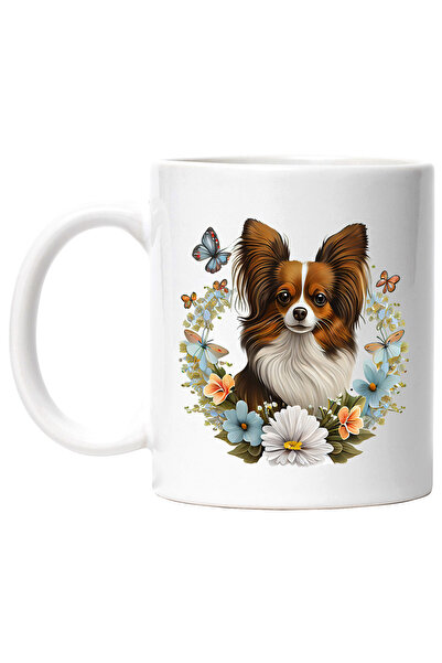 StoryGift Romania Cana cu un catelus putin timid | ilustratie | cerc | floric...