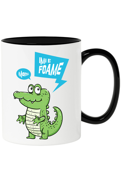 StoryGift Romania Cana cu Crocodil Vesel animat Text Haios Mami, Imi E Foame,...