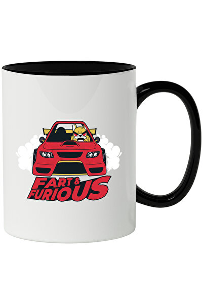 StoryGift Romania Cana Cu Mesaj In Engleza Fart & Furios, Masina, Bulldog, Ca...