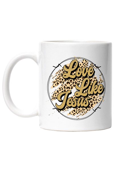 StoryGift Romania Cana cu mesajul "Love like Jesus", religie, ilustratie, cre...