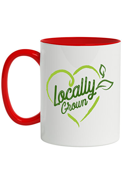 StoryGift Romania Cana Cu Mesaj In Engleza Locally Grown, Crescut Local, Inim...