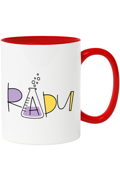 StoryGift Romania Cana Cu Numele Radu, si Mesaj Amuzant, Curios, Sociabil, Ga...