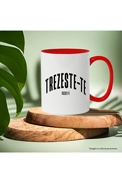 StoryGift Romania Mug The Word Wake Up, Motivational, Self Help, Self Understanding, Appreciation, With,STG.