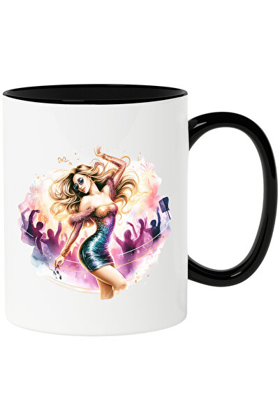 StoryGift Romania Cana cu o femeie frumoasa in club | ilustratie | se distrea...