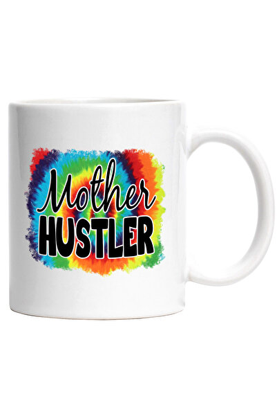 StoryGift Romania Cana cu mesajul "Mother Hustler", ilustratie, mama, smecher...