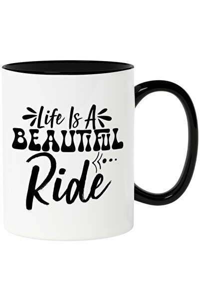 StoryGift Romania Cana cu textul "Viata e o plimbare frumoasa cu bicicleta" c...