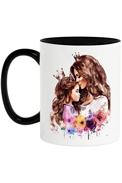 StoryGift Romania Cana cu o mama care isi tine fetita | ilustratie | coroane ...