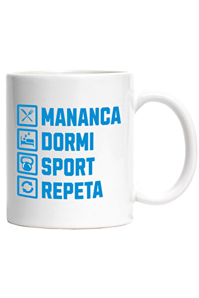 StoryGift Romania Cana cu Rutina Zilnica Sport Iubitorii De Sport Meci In Ech...